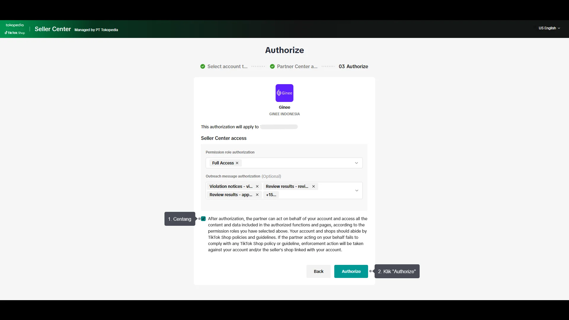 Step 4: Ulangi untuk semua 3 service